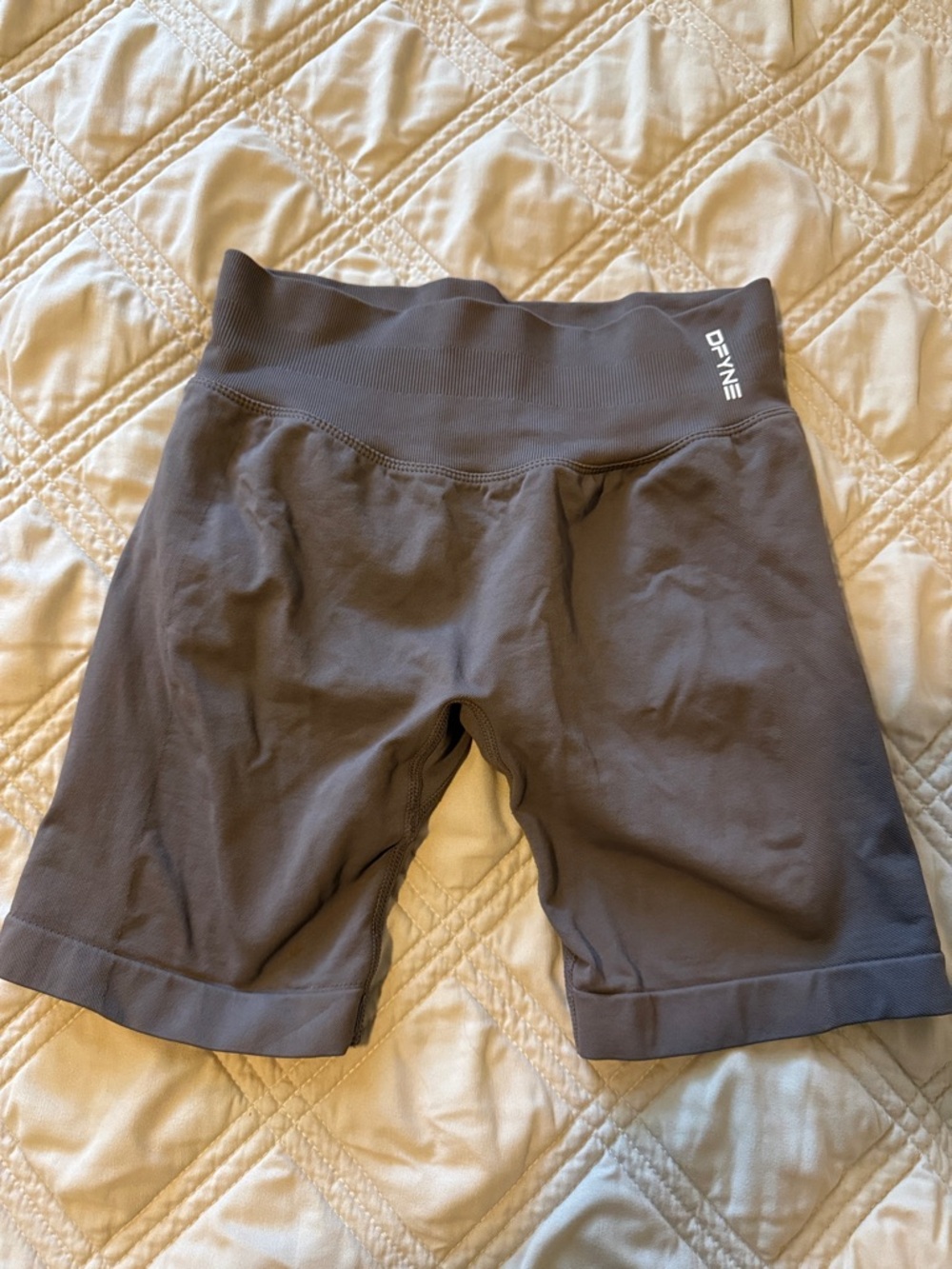 Dfyne High-Waist Performance Bike Shorts - Charcoal